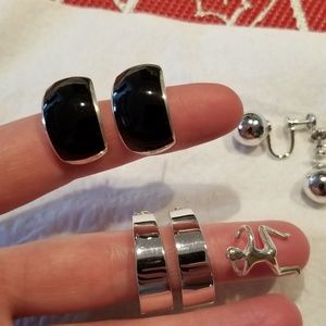 925 Sterling silver earrings bundle.